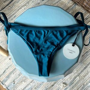 NWT Murni Tularosa Teal Bikini Botttom. Sz M